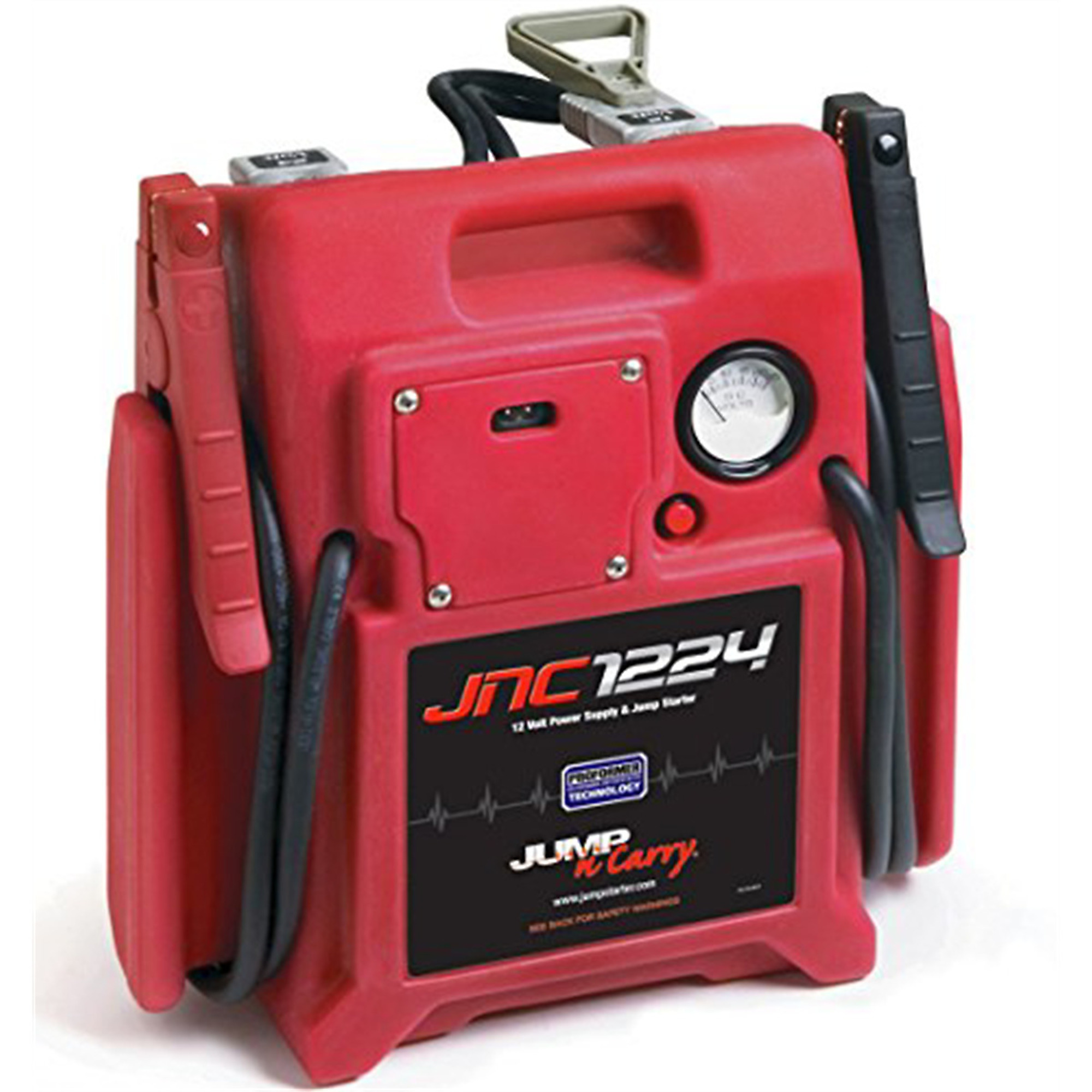 Clore Automotive Jump-N-Carry Jump Starter and Power Supply — 3400A/1700A, 12/24V, 46ft. Welding Cable Leads, Model# JNC1224